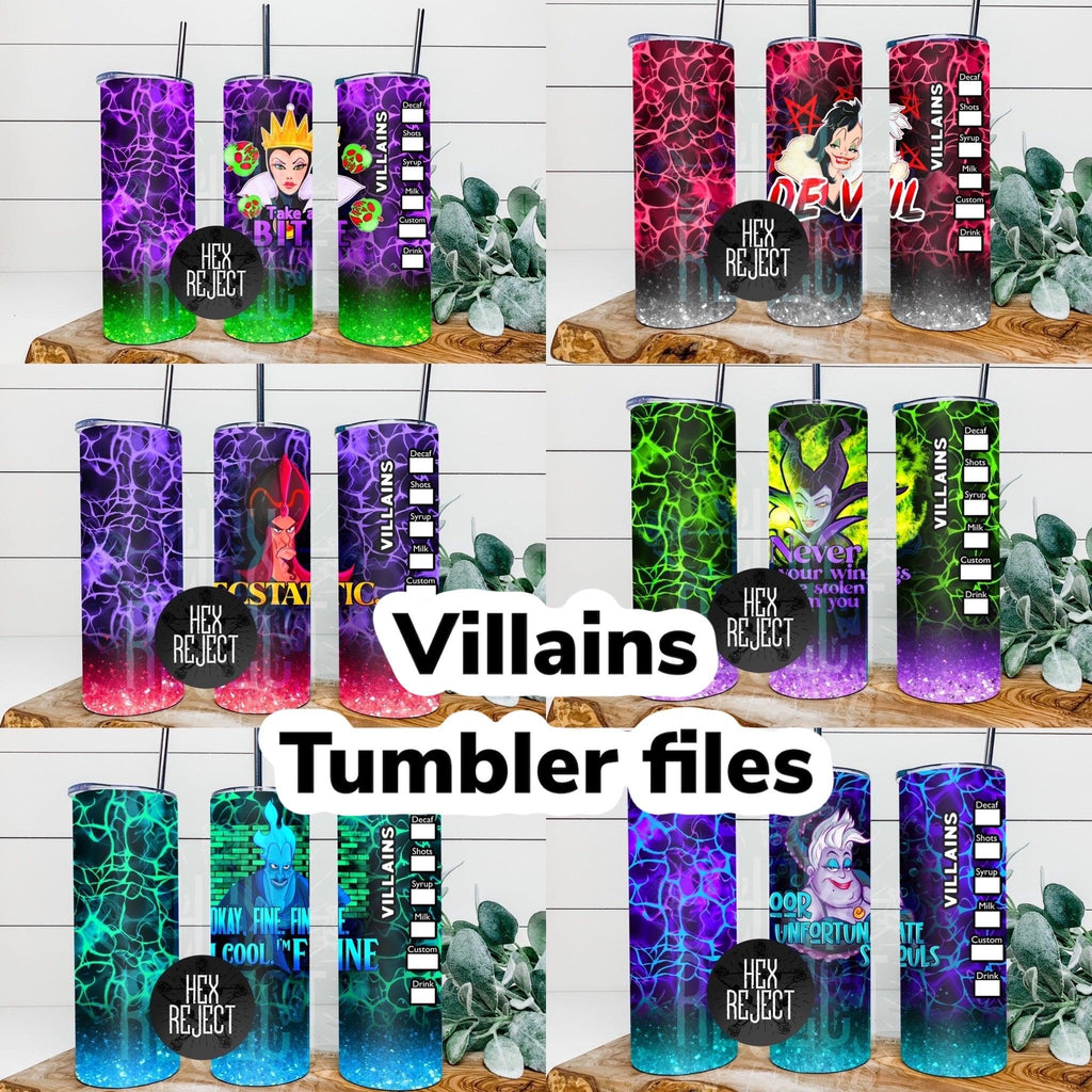 Villains - 20 oz Tumbler Files - Hex Reject
