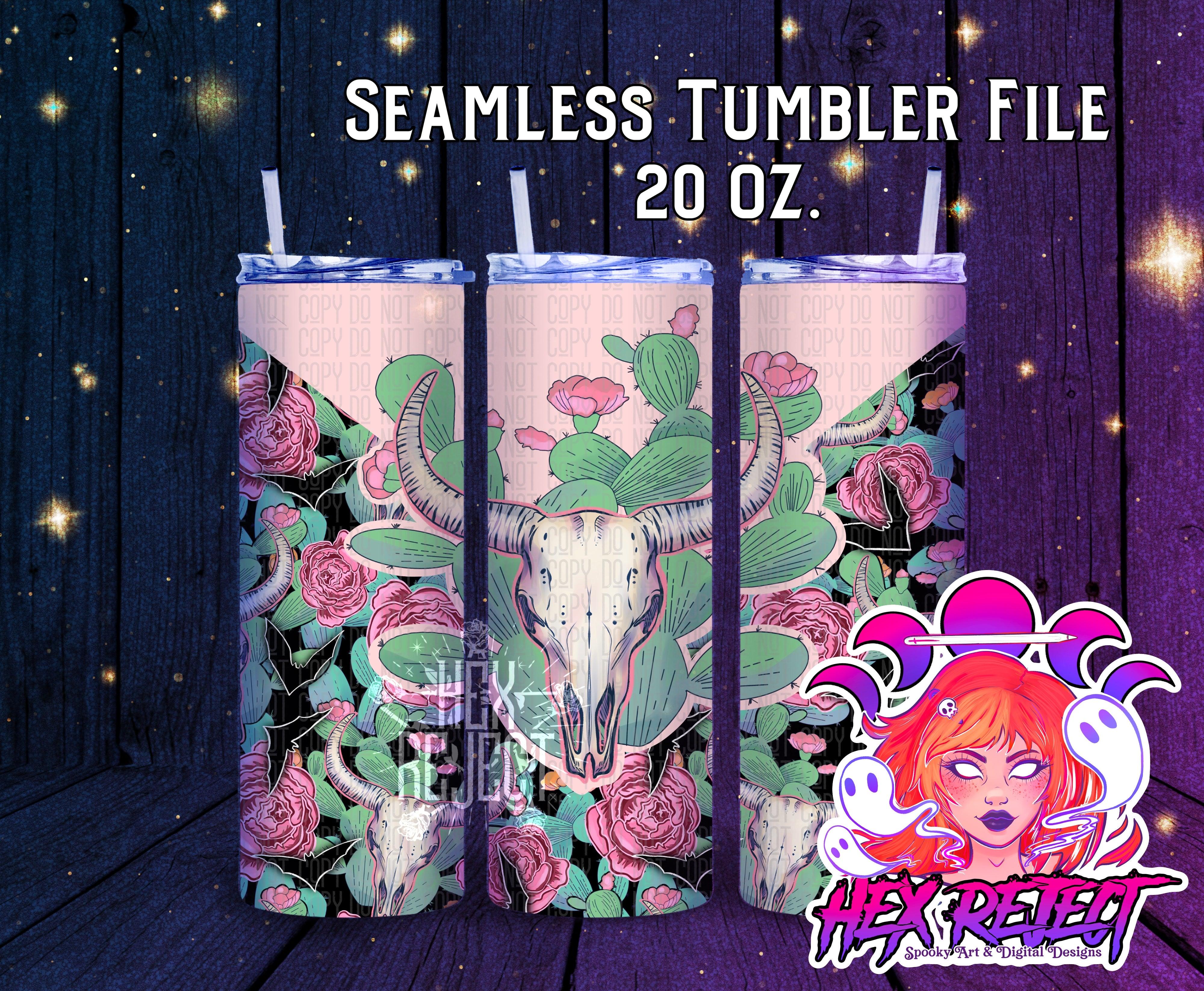 Y’allternative - Seamless 20 oz. Tumbler Files - Hex Reject